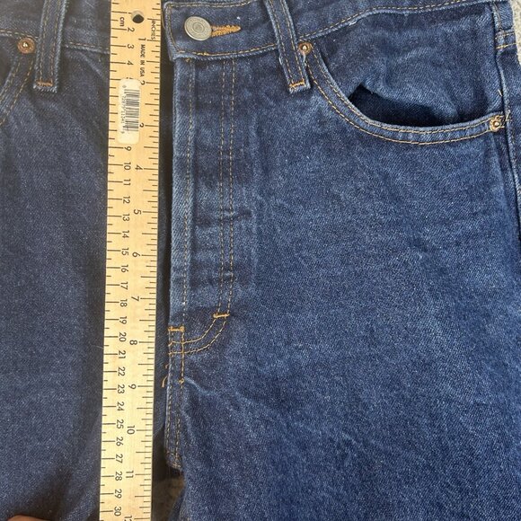 Vintage Levi’s 501 Straight Leg Button-fly Denim Jeans Size 33x30 Made In USA - Picture 6 of 8